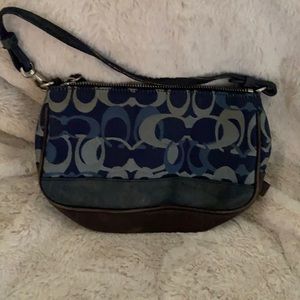 Small Blue Coach purse